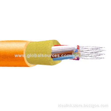 Consists up to 12 tight buffer fiber strengthened by aramid yarn, and protected by an outer jacketNew